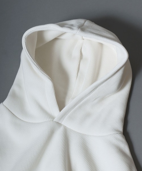 ANPAS（アンパス）の「Cable knit like Hoodie/ケーブル柄 裏シャギースウェットパーカー あったか裏起毛 フーディー メンズ レディース ユニセックス（パーカー・メンズ・ネイビー/ブラウン/スミクロ/アイボリー・LL/M/L）」の6枚目の写真
