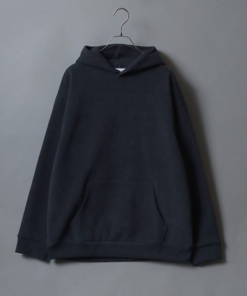 ANPAS（アンパス）の「Cable knit like Hoodie/ケーブル柄 裏シャギースウェットパーカー あったか裏起毛 フーディー メンズ レディース ユニセックス（パーカー・メンズ・ネイビー/ブラウン/スミクロ/アイボリー・LL/M/L）」の13枚目の写真