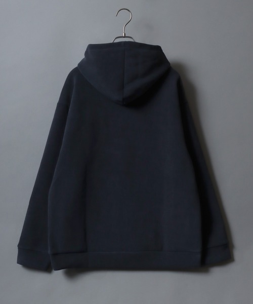 ANPAS（アンパス）の「Cable knit like Hoodie/ケーブル柄 裏シャギースウェットパーカー あったか裏起毛 フーディー メンズ レディース ユニセックス（パーカー・メンズ・ネイビー/ブラウン/スミクロ/アイボリー・LL/M/L）」の14枚目の写真