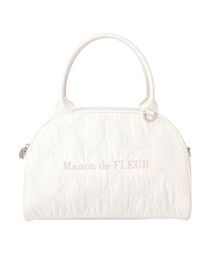 Maison de FLEUR | リボンキルティング2Wayボストンバッグ(ハンドバッグ)