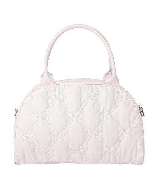 Maison de FLEUR（メゾンドフルール）の「リボンキルティング2Wayボストンバッグ（ハンドバッグ・レディース・アイボリー/ピンク・FREE）」の12枚目の写真