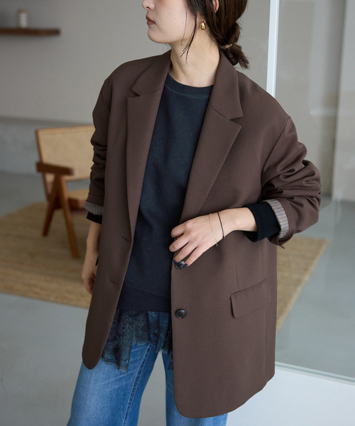 SLOBE IENA（スローブイエナ）の「《追加4》レースコンビカットソー（Tシャツ/カットソー・レディース・ブラック/ホワイト・FREE）」の12枚目の写真