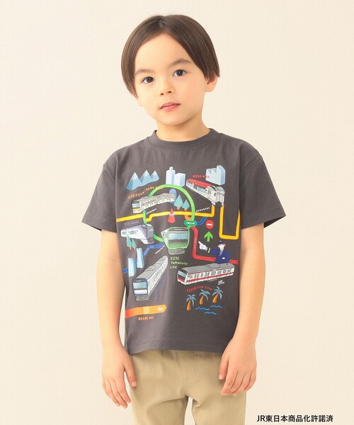 BEAMS mini（ビームスミニ）の「JR 在来線 Tシャツ 2026SS（90～140cm）（Tシャツ/カットソー・キッズ・ホワイト系その他5/レッド/ケリーグリーン/グレー系その他・110/100/90/140/130/120）」の6枚目の写真