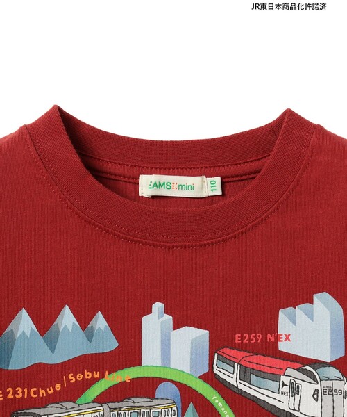 BEAMS mini（ビームスミニ）の「JR 在来線 Tシャツ 2026SS（90～140cm）（Tシャツ/カットソー・キッズ・ホワイト系その他5/レッド/ケリーグリーン/グレー系その他・110/100/90/140/130/120）」の12枚目の写真