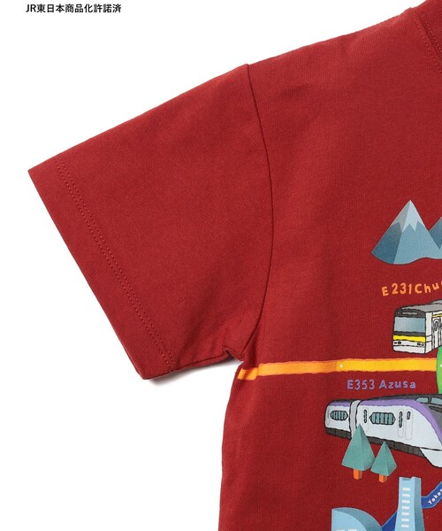 BEAMS mini（ビームスミニ）の「JR 在来線 Tシャツ 2026SS（90～140cm）（Tシャツ/カットソー・キッズ・ホワイト系その他5/レッド/ケリーグリーン/グレー系その他・110/100/90/140/130/120）」の13枚目の写真