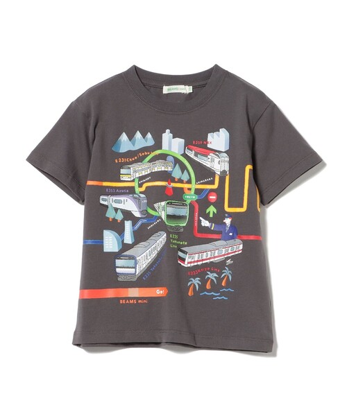 BEAMS mini（ビームスミニ）の「JR 在来線 Tシャツ 2026SS（90～140cm）（Tシャツ/カットソー・キッズ・ホワイト系その他5/レッド/ケリーグリーン/グレー系その他・110/100/90/140/130/120）」の22枚目の写真