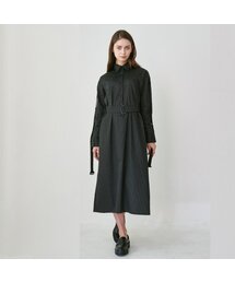 WunderGeist（ワンダーガイスト）の「ウィングカラーリボンワンピース（ブラックドット）（ワンピース）」