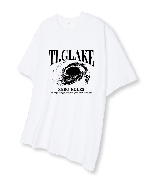 TI.GLAKE(ティーグレイク)の「ゼロルオーバーサイズ半袖Tシャツホワイト(Tシャツ/カットソー・メンズ・その他・LARGE/X-LARGE/XX-LARGE)」の1枚目の写真