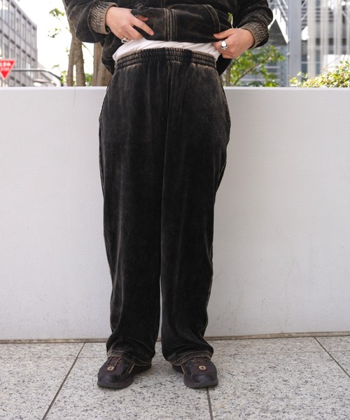 BEAVER（ビーバー）の「B omnivore/ビーオムニボー　velours pant ベロアパンツ（その他パンツ・メンズ・ブラウン/ブラック・L/M）」の8枚目の写真