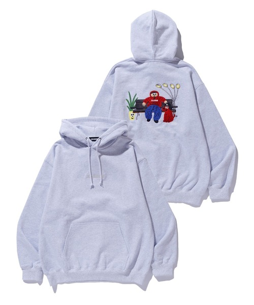 XLARGE(エクストララージ)の「ROOM HOODED SWEATSHIRT(パーカー・メンズ・アッシュ/ブラック・S/M/L/XL)」の20枚目の写真