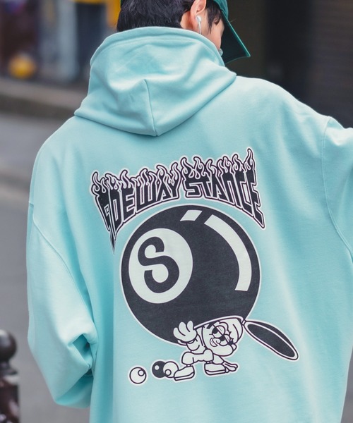 セール】【SIDEWAYSTANCE】Sボール裏毛プルパーカー（パーカー）｜En