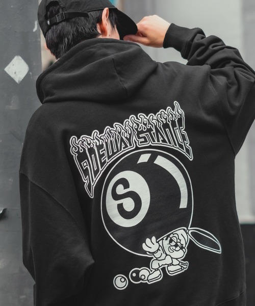 セール】【SIDEWAYSTANCE】Sボール裏毛プルパーカー（パーカー）｜En