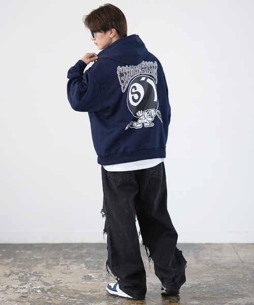 セール】【SIDEWAYSTANCE】Sボール裏毛プルパーカー（パーカー）｜En