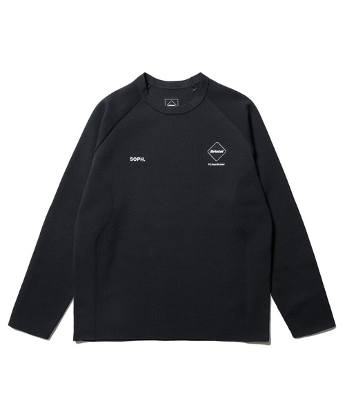 F.C.Real Bristol(エフシーレアルブリストル)の「TECH KNIT L/S TOP(スウェット・メンズ・ネイビー/ブラック・X-LARGE/SMALL/MEDIUM/LARGE/XX-LARGE)」の1枚目の写真