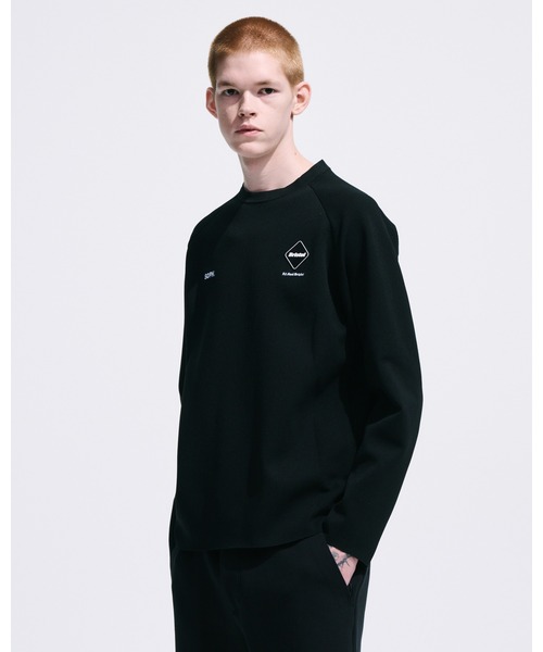 F.C.Real Bristol(エフシーレアルブリストル)の「TECH KNIT L/S TOP(スウェット・メンズ・ネイビー/ブラック・X-LARGE/SMALL/MEDIUM/LARGE/XX-LARGE)」の3枚目の写真