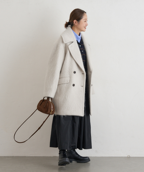 セール】ビッグカラーシャギーコート（その他アウター）｜JOURNAL