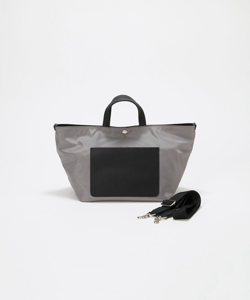 Breath TOPKAPI sis】【WEB限定】ナイロン レザーポケット ミニ トート