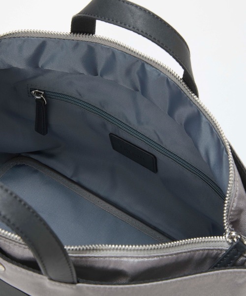 Breath TOPKAPI(ブレストプカピ)の「【Breath TOPKAPI sis】【WEB限定】ナイロン レザーポケット ミニ トートバッグ ショルダー付き 軽量 / CALM カーム(トートバッグ・レディース・カーキ/グレー/ブラック/ベージュ・FREE)」の10枚目の写真