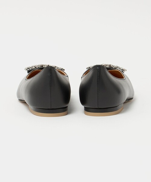 Pippichic（ピッピシック）の「＜PIPPICHIC＞ANNA V JWL フラットパンプス（パンプス・レディース・ブラック・38/37h/36/37/35h/36h）」の8枚目の写真