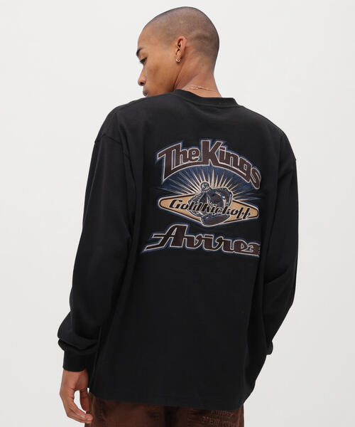 AVIREX(アヴィレックス)の「GRAPHIC L/S T-SHIRT "THE KINGS" / グラフィック ロングスリーブTシャツ ザキング / AVIREX / アヴィレックス(Tシャツ/カットソー・メンズ・ブラック/ホワイト・2XL/XL/M/L)」の17枚目の写真
