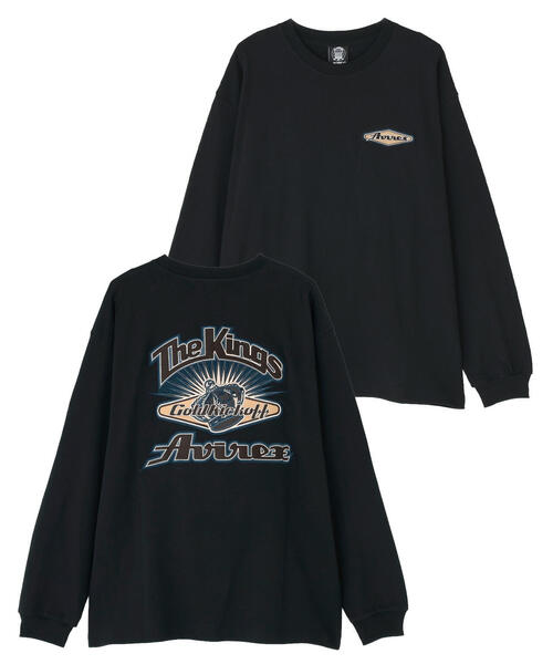AVIREX(アヴィレックス)の「GRAPHIC L/S T-SHIRT "THE KINGS" / グラフィック ロングスリーブTシャツ ザキング / AVIREX / アヴィレックス(Tシャツ/カットソー・メンズ・ブラック/ホワイト・2XL/XL/M/L)」の15枚目の写真