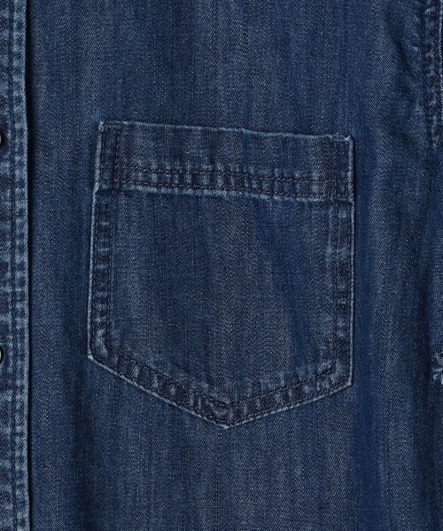 Rie Miller(リエミラー)の「【RM denim】ラッフルスリーブデニムブラウス(シャツ/ブラウス・レディース・インディゴブルー/ブルー系その他7・FREE)」の9枚目の写真