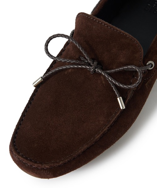 MEN'S BIGI（メンズビギ）の「レザードライビングシューズ（モカシン/デッキシューズ・メンズ・ブラック/ブラウン・01/02/03）」の5枚目の写真