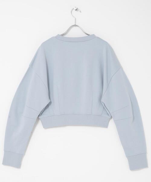 KBF（ケイビーエフ）の「コンパクトフォルムスウェット（スウェット・レディース・ライトブルー/ネイビー/ベージュ・ONE）」の10枚目の写真