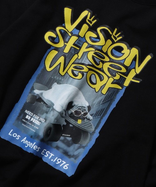 VISION STREET WEAR(ヴィジョンストリートウェア)の「【VISION STREET WEAR/ヴィジョンストリートウェア】VISION Pag TRN/パグ フォトプリント トレーナー スウェット(スウェット・メンズ・ライトグレー/ブルーグレー/ブラック/オフホワイト・LL/L/M)」の17枚目の写真