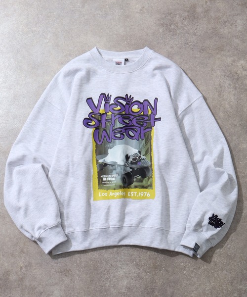 VISION STREET WEAR(ヴィジョンストリートウェア)の「【VISION STREET WEAR/ヴィジョンストリートウェア】VISION Pag TRN/パグ フォトプリント トレーナー スウェット(スウェット・メンズ・ライトグレー/ブルーグレー/ブラック/オフホワイト・LL/L/M)」の18枚目の写真