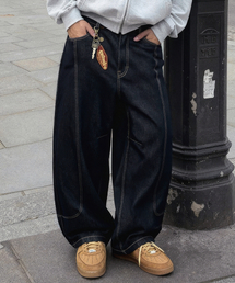 ANOLORCODE（アノローコード）の「ドローカーブデニムパンツ（生地）（デニムパンツ）」