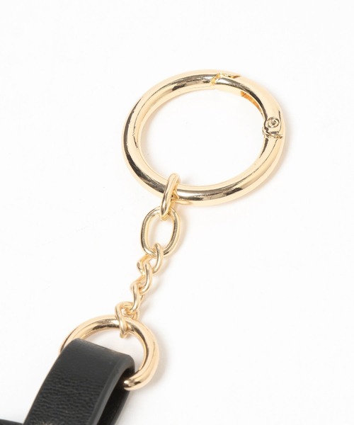 Andemiu（アンデミュウ）の「チャームつきツイードスクエアバッグ641604（トートバッグ・レディース・ブラック/アイボリー・FREE）」の19枚目の写真