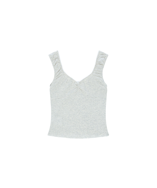 SALAD BAGUNI(サラダバグニ)の「Frill lace cap sleeve - pink(Tシャツ/カットソー・レディース・その他・FREE)」の3枚目の写真