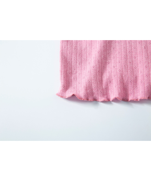 SALAD BAGUNI(サラダバグニ)の「Frill lace cap sleeve - pink(Tシャツ/カットソー・レディース・その他・FREE)」の7枚目の写真