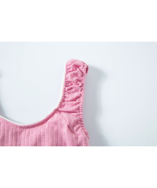 SALAD BAGUNI(サラダバグニ)の「Frill lace cap sleeve - pink(Tシャツ/カットソー・レディース・その他・FREE)」の8枚目の写真