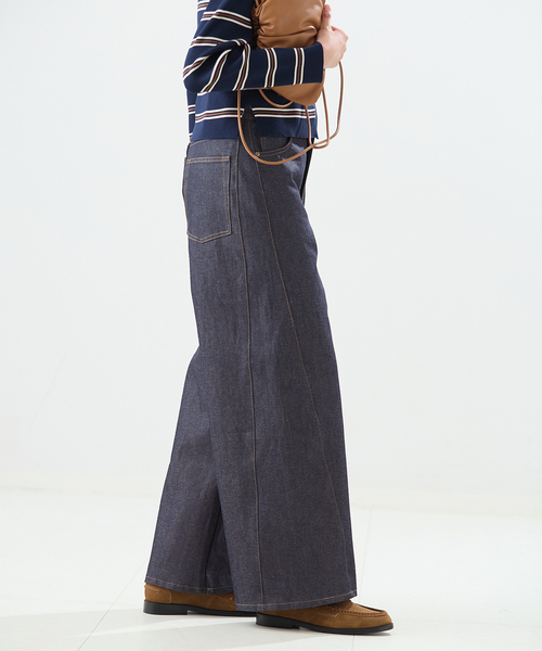 journal standard L'essage（ジャーナルスタンダードレサージュ）の「NEW side seamデニム（デニムパンツ・レディース・ネイビー・36/38）」の7枚目の写真