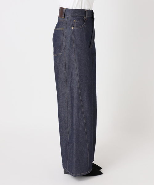 journal standard L'essage（ジャーナルスタンダードレサージュ）の「NEW side seamデニム（デニムパンツ・レディース・ネイビー・36/38）」の12枚目の写真