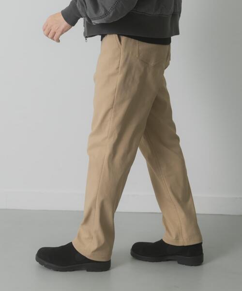 ITEMS URBANRESEARCH（アイテムズ アーバンリサーチ）の「Light & Heat ツイルテーパーパンツ（その他パンツ・メンズ・ブラック/ベージュ・LARGE/MEDIUM）」の11枚目の写真