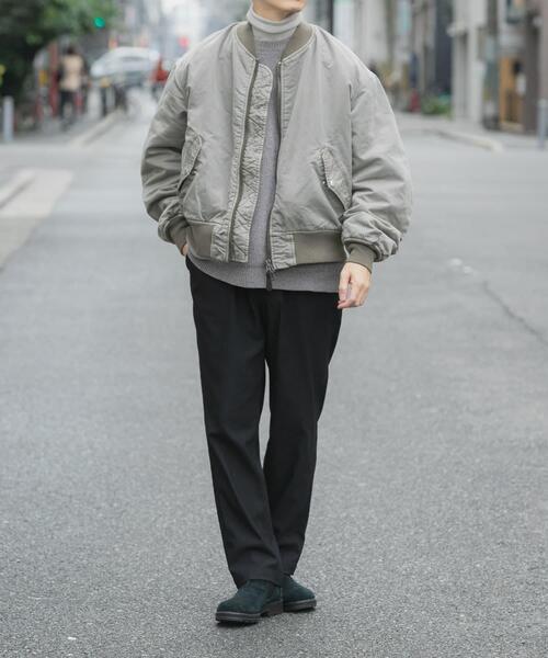 ITEMS URBANRESEARCH（アイテムズ アーバンリサーチ）の「Light & Heat ツイルテーパーパンツ（その他パンツ・メンズ・ブラック/ベージュ・LARGE/MEDIUM）」の7枚目の写真