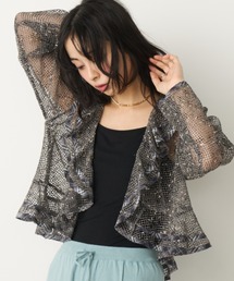 Unitage（ユニテージ）の「MIXメッシュラッフルTOPS（Tシャツ/カットソー）」