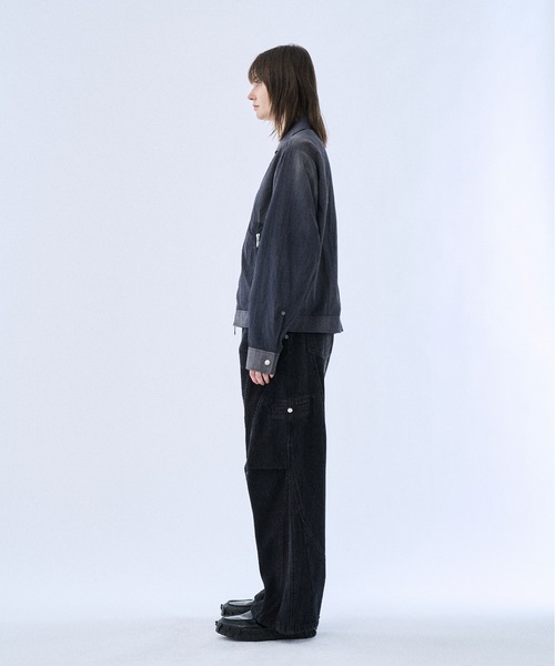 PHILTHEORY（フィルセオリー）の「Tie-dye washer compact blouson / タイダイワッシャーコンパクトブルゾン（ブルゾン・メンズ・ライトグレー/ブラック・1/3/2）」の4枚目の写真