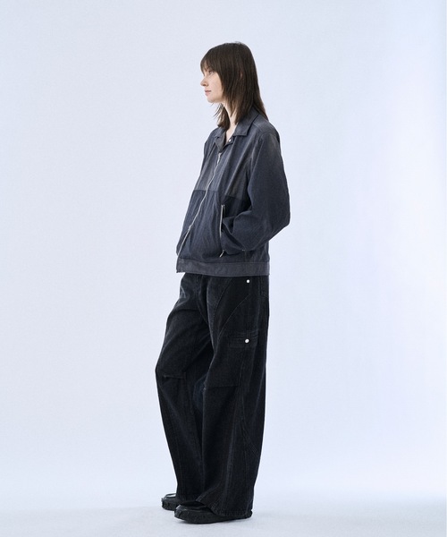 PHILTHEORY（フィルセオリー）の「Tie-dye washer compact blouson / タイダイワッシャーコンパクトブルゾン（ブルゾン・メンズ・ライトグレー/ブラック・1/3/2）」の8枚目の写真