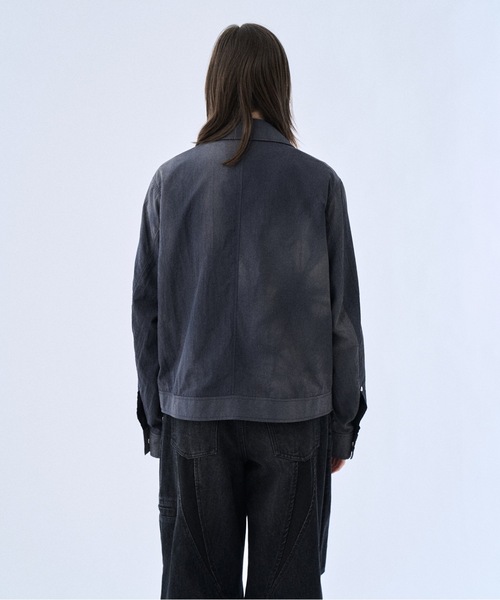 PHILTHEORY（フィルセオリー）の「Tie-dye washer compact blouson / タイダイワッシャーコンパクトブルゾン（ブルゾン・メンズ・ライトグレー/ブラック・1/3/2）」の11枚目の写真