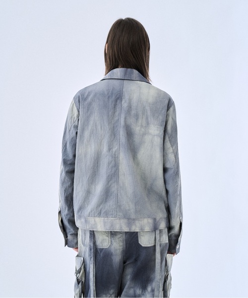 PHILTHEORY（フィルセオリー）の「Tie-dye washer compact blouson / タイダイワッシャーコンパクトブルゾン（ブルゾン・メンズ・ライトグレー/ブラック・1/3/2）」の19枚目の写真