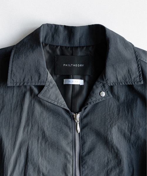 PHILTHEORY（フィルセオリー）の「Tie-dye washer compact blouson / タイダイワッシャーコンパクトブルゾン（ブルゾン・メンズ・ライトグレー/ブラック・1/3/2）」の21枚目の写真