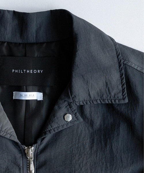 PHILTHEORY（フィルセオリー）の「Tie-dye washer compact blouson / タイダイワッシャーコンパクトブルゾン（ブルゾン・メンズ・ライトグレー/ブラック・1/3/2）」の22枚目の写真
