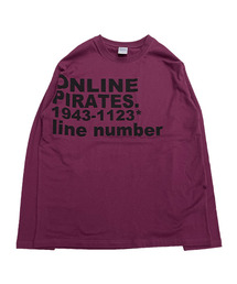 THECOLDESTMOMENT（ザコールデストモーメント）の「TCM online long sleeve (magenta)（Tシャツ/カットソー）」