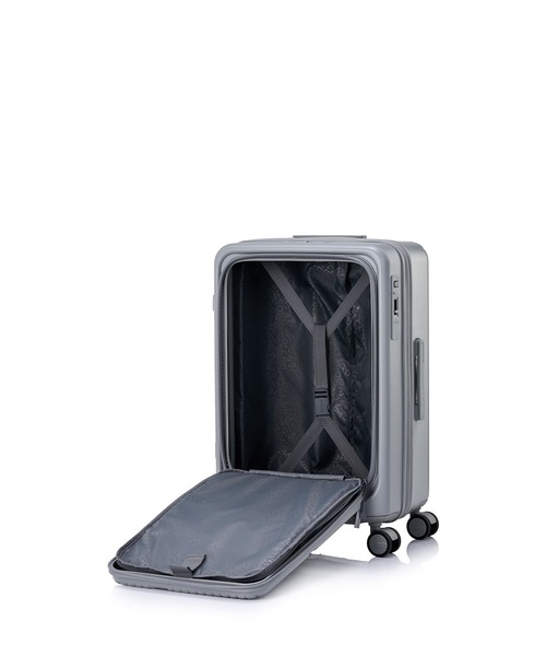 AMERICAN TOURISTER（アメリカンツーリスター）の「アメリカンツーリスター VELOX スピナー61/22 エキスパンダー TSA HW ライトグレー（スーツケース/キャリーバッグ・メンズ・ライトグレー・M）」の9枚目の写真