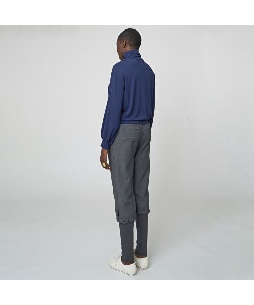 ATHPLATFORM（アスプラットフォーム）の「AU32PT03 カプリバンディングパンツ_メランジグレー（その他パンツ・レディース・その他・L/M）」の4枚目の写真