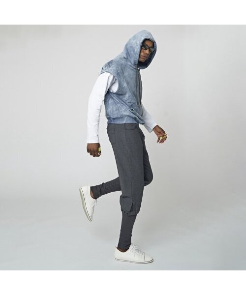 ATHPLATFORM（アスプラットフォーム）の「AU32PT03 カプリバンディングパンツ_メランジグレー（その他パンツ・レディース・その他・L/M）」の5枚目の写真